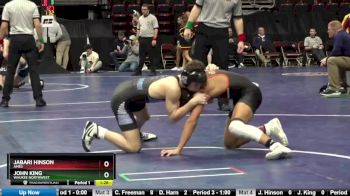 3A-126 lbs Quarterfinal - Jabari Hinson, Ames vs John King, Waukee Northwest