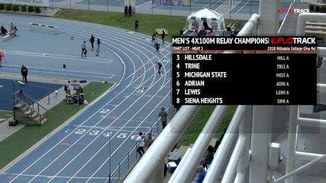 Men’s 4x100m Relay Championship, Heat 2