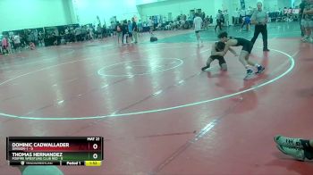 106 lbs Round 4 (16 Team) - Dominic Cadwallader, Division-1 vs Thomas Hernandez, Foxfire Wrestling Club RED