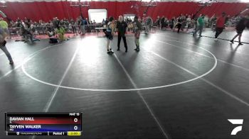130 lbs Quarterfinal - Davian Hall, IL vs Tayven Walker, MO