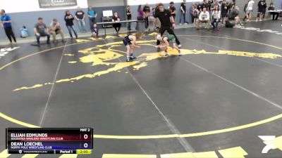 63 lbs Round 1 - Elijah Edmunds, Soldotna Whalers Wrestling Club vs Dean Loechel, North Pole Wrestling Club