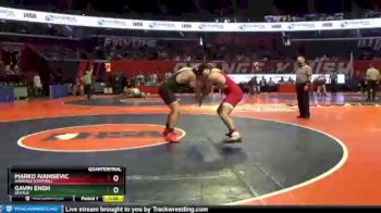 3 lbs Quarterfinal - Marko Ivanisevic, Hinsdale (Central) vs Gavin Engh, DeKalb