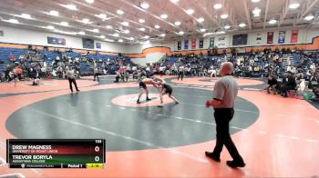 133 lbs Cons. Round 5 - Trevor Boryla, Augustana College vs Drew Magness, University Of Mount Union