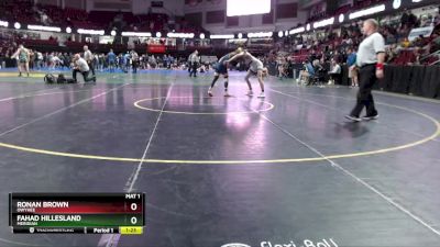 152 lbs Quarterfinal - Fahad Hillesland, Meridian vs Ronan Brown, Owyhee