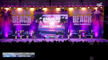 Cheer Tyme - Perfection [2026 L1.1 Junior - PREP Day 1] 2026 ACDA Reach the Beach All Star Grand Nationals - DII