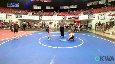 70 lbs Consi Of 4 - Hayden Williams, Locust Grove Youth Wrestling vs Ryker Roedenbeck, Tahlequah Wrestling Club