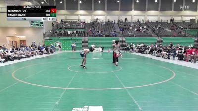 132 lbs 2nd Wrestleback (16 Team) - Jeremiah Toe, Archer vs Ramon Cano, Harrison