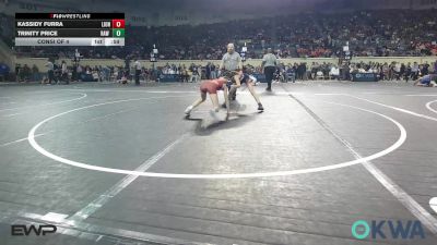 85 lbs Consi Of 4 - Kassidy Furra, Lions Wrestling Academy vs Trinity Price, Raw Wrestling Club