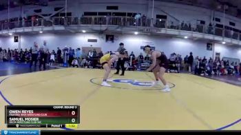 132 lbs Champ. Round 3 - Samuel Mosier, Delta Wrestling Club Inc. vs Owen Reyes, Fighting Irish Wrestling Club