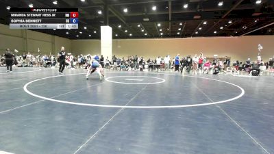 120 lbs 5th Place Match - Miranda Stewart Hess Jr, NM vs Sophia Bennett, OK