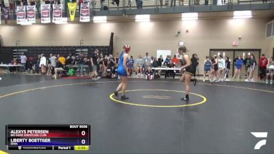 132 lbs Round 1 - Alexys Petersen, Big Game Wrestling Club vs Liberty Boettger, Iowa