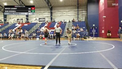 125 lbs Cons. Round 3 - Sam Gosnell, Montreat College vs Bryce Looney, Pikeville