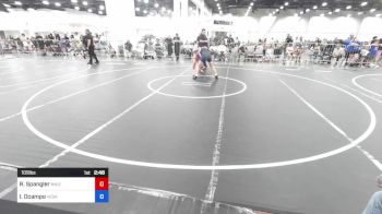 109 lbs Round Of 16 - Reanna Spangler, Maize WC vs Idania Ocampo, Vegas Sport WC