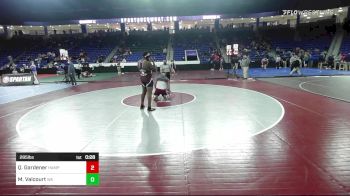 285 lbs Round Of 32 - Quinton Gardener, Hampden Charter East vs Matt Valcourt, Westford Academy