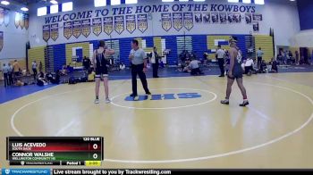 120 Blue Semifinal - Luis Acevedo, South Dade vs Connor Walshe, Wellington Community Hs