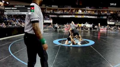 4A 121 lbs Cons. Round 1 - Lonnie Aragon, West Las Vegas vs Orion Spencer, Miyamura