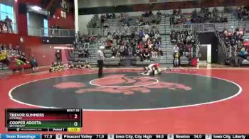 182 lbs Quarterfinal - Trevor Summers, Ottumwa vs Cooper Agosta, Bettendorf