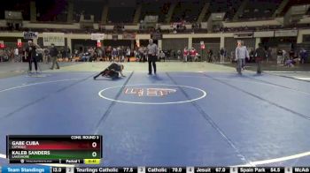 160 Elite Varsity Cons. Round 3 - Gabe Cuba, Catholic vs Kaleb Sanders, Lakeshore