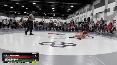 70 lbs Semis & 1st Wrestleback (8 Team) - Cruz Astorino, Dynasty vs Brock Taylor, Team Gotcha