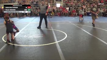 55 lbs 5th Place Match - Talia Weaver, Xenia Gladiator Wrestling Club vs Ashlynn Parker, New Richmond