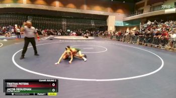 106 lbs Champ. Round 2 - Jacob Deguzman, Castro Valley vs Tristan Peters, Claremore