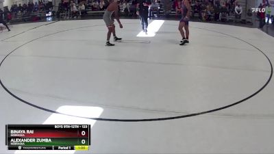 123 lbs Cons. Round 1 - Binaya Rai, Nebraska vs Alexander Zumba, Nebraska