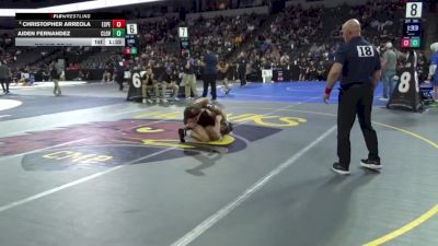 132 lbs Round Of 16 - Christopher Arreola, Esperanza (SS) vs Aiden Fernandez, Clovis (CS)