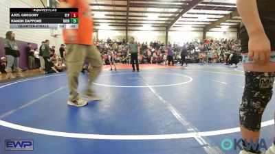 85 lbs Rr Rnd 2 - Brooks Gallier, Verdigris Youth Wrestling vs Harris Schwark, Cowboy Wrestling Club