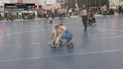 126 lbs Champ. Rd Of 32 - Tucker Brill, Great Plains Wrestling Academy vs Bentley Klinkhammer, Heartland Wrestling Academy