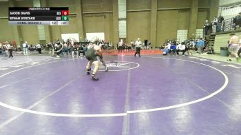 190 lbs Cons. Round 3 - Jacob Davis, Deer Creek vs Ethan Uyetake, Lincoln Christian