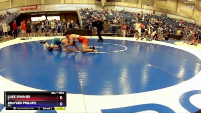 144 lbs Cons. Round 3 - Luke Siwinski, IL vs Brayden Phillips, OH