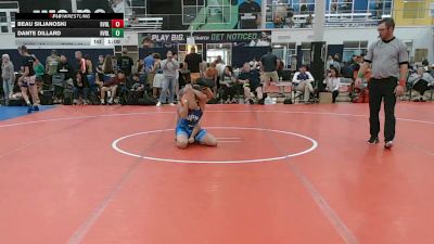 120 lbs Semifinal - Beau Siljanoski, Revival American Pride - MS vs Dante Dillard, Revival Jokers - MS