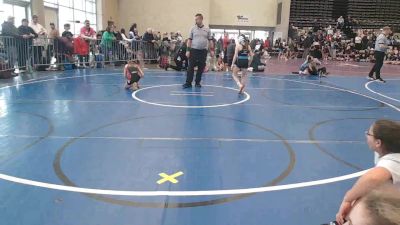 65 lbs Rr Rnd 1 - Vaira Connor, Lady Assassins - Girls vs Brynn Lincoln, NewWhale Teel - Girls