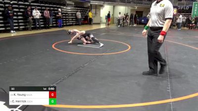 90 lbs Consi Of 32 #2 - Kellen Young, Nazareth vs Carson Herrick, Cochranton