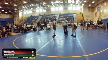 138 lbs Round 1 (8 Team) - Mason Fox, Funky Monkey vs Hugh Davis, Kowboy Jakes