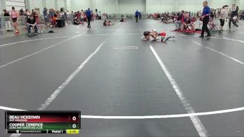 55 lbs Quarterfinal - Beau Mckeown, Mat Assassins vs Cooper Cerefice, Lions Den Wrestling Club