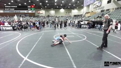 65 lbs Consi Of 8 #2 - Sergio Ramos, Corning Sharks vs Ryatt Danz, Bruin Elite