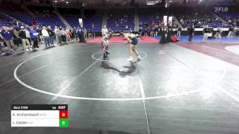 165 lbs Consi Of 8 #1 - Anthony Archambault, Andover vs Luke Calder, Saint John's Prep