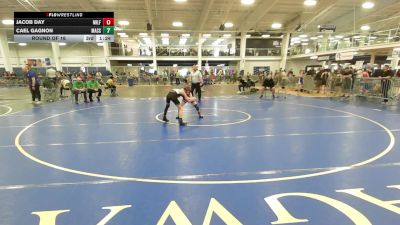 91 lbs Round Of 16 - Jackson Mahoney, New England Gold WC vs Deakon Cessario, Massabesic