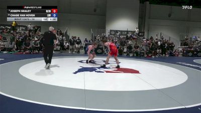 74 lbs Quarters - Joseph Sealey, NLWC/TMWC vs Chase Van Hoven, Legacy Dragons Wrestling