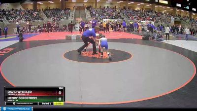 108 lbs Round 1 (4 Team) - David Wheeler, Yamhill-Carlton vs Henry Bergstrom, Banks