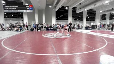 70 lbs Cons. Round 2 - Andrew Parrish, Cornell College vs Caleb Olson, Immortal Athletics WC