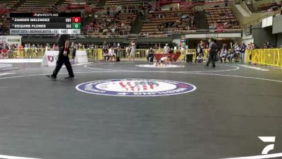 Schoolboys - 75 lbs Cons. Round 5 - Esquire Flores, Socal Grappling Club vs Zander Melendez, Dethrone Wrestling Club