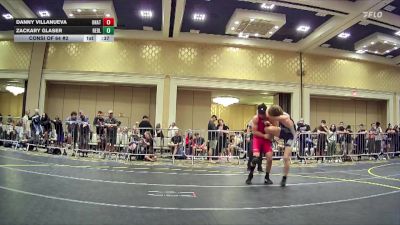 144 lbs Consi Of 64 #2 - Danny Villanueva, Unattached vs Zackary Glaser, Redlands HS
