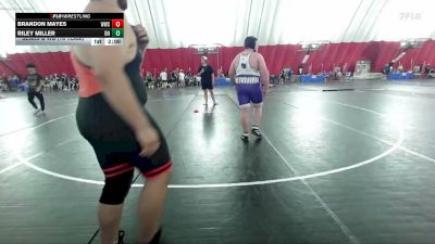 285 lbs Semis & Wb (16 Team) - Riley Miller, Denmark vs Brandon Mayes, Wheaton Warrenville South