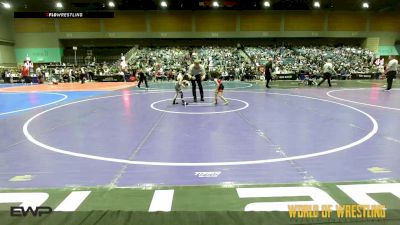 43 lbs Round Of 16 - Jeffrey Muniz, Red Star Wrestling Academy vs Brayden O`Neil, Crater Mat Club