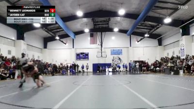 113 lbs Champ. Round 1 - Bennett Leonards, Rayne vs Jayden Cat, Baker HS