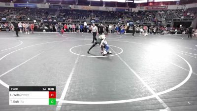 70 lbs Final - Landon Wilbur, Predator Wrestling vs Trevor Bolt, Trailhands