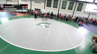 156-170 lbs Cons. Round 1 - Colin Wilson, Sparta Junior Bulldogs vs William Mennenga, N/A