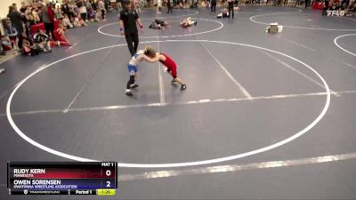 Quarterfinal - Rudy Kern, Minnesota vs Owen Sorensen, Owatonna Wrestling Association